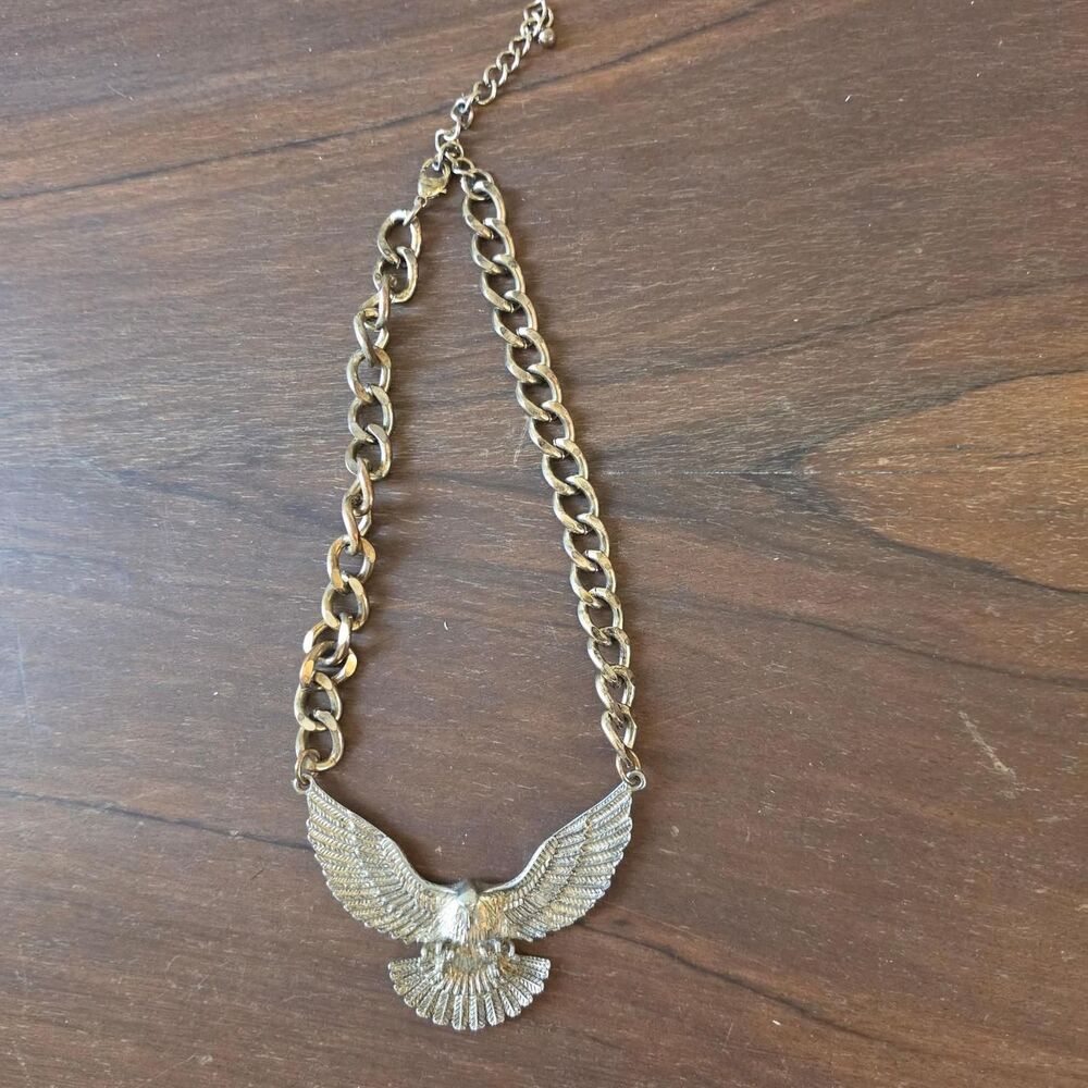 Aldo Gold Eagle Pendant Necklace